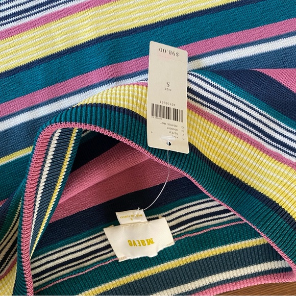 NWT Anthropologie Maeve skirt“Lana” multicolored striped knit midi skirt sz sm - Picture 12 of 14